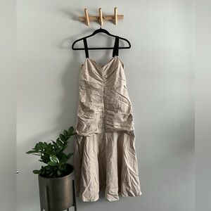 Anthropologie Atsu Ruched Dress